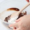 ほろっと米粉の焼きチョコサンドの工程2