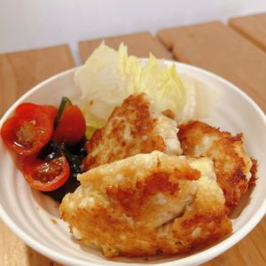 あーちゃん·͜· ♡の作ってみた!投稿(【捏ねて焼くだけ！コンソメチーズの豆腐ナゲット】)