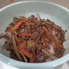 氷室★蘭の作ってみた!投稿(ご飯にかけて何杯でもいける♡『韓国風♪きんぴらそぼろ』)