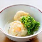 里芋と海老の餡かけ