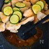 フライパンひとつ！鶏むね肉とズッキーニのカレー甘辛炒めの工程4