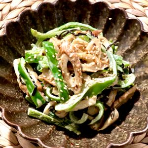 michuの作ってみた!投稿(うまい惣菜😋❣ちくわとピーマンの塩昆布マヨネーズ🥗)
