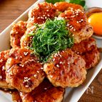 【大葉れんこん鶏つくね】シャキシャキ食感が楽しい！