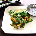 にんじんの葉の米粉かき揚げ【サクサクやみつき】