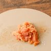 明太子じゃがの【豆腐クリームグラタン】の下準備