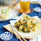 ズッキーニの海苔チーズフリッター