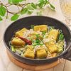 ジュワッとおいしい!高野豆腐と九条ねぎのしらすアヒージョの工程7