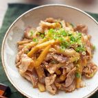 お手軽簡単に！豚ばら梅ごぼう