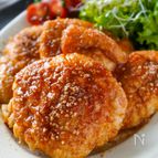 甘酢ダレがじゅわ〜っ♡『甘酢胡麻チキン』胸肉がご馳走に！