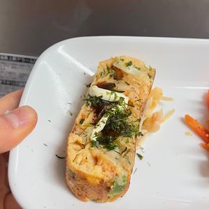 ケの作ってみた!投稿(主菜級！キャベツたっぷり♪お好み風卵焼き)