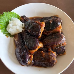 Robinの作ってみた!投稿(食欲倍増！【なすと豚バラの梅照り焼き】なすに挟むだけ！)