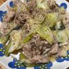 ゆくゆくの作ってみた!投稿(豚こまキャベツの塩だれ蒸し【#包丁不要 #放置でOK】)
