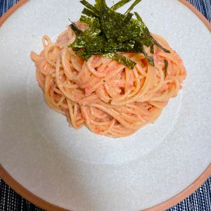 usaの作ってみた!投稿(何度も作りたい【明太子パスタ】茹でて和えるだけなのに絶品!)