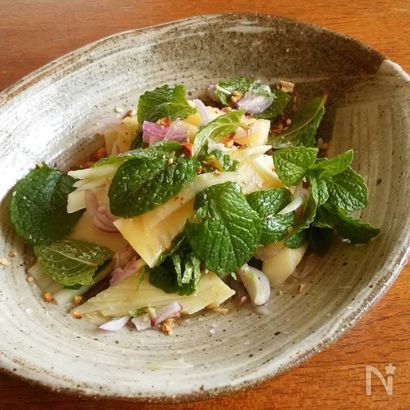 筍とミントの春サラダ