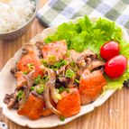 【鮭と舞茸の白だしバター】魚嫌いでも食べやすい♡