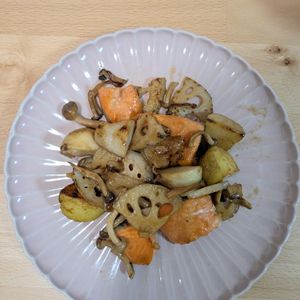 ゆいの作ってみた!投稿(【鮭とれんこんのバター醤油焼き】ふんわり甘辛♡お魚レシピ♪)