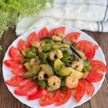 【えびと夏野菜のバジルマリネ】これ1本で！ほめられ夏おかず♡