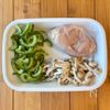 ワンパン10分！【鶏むね肉とゴーヤのオイスターソース炒め】の工程1