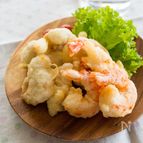 サクふわ！基本のフリッター（えび&鶏ささみ）