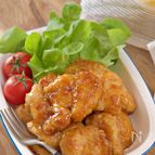 鶏むね肉のオイマヨ照り焼き