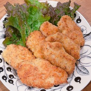 ミルクの作ってみた!投稿(【250万回再生♩スパイシーチーズチキン】鶏むねで本格的♩)