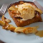 ホットプレートで☆りんごのフレンチトースト