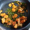RON♪RONの作ってみた!投稿(ワンパン10分！【鶏むね肉ときのこの生姜炒め】ご飯がすすむ♩)