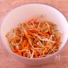 【やみつきごぼうサラダ】レンチンでお手軽！お箸が止まらない！の工程2