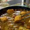 とうもろこしのカレーパエリアの工程2