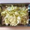 乾物でかさ増し♪キャベツと高野豆腐とわかめの味噌汁の下準備