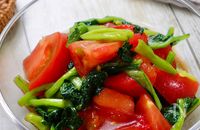 サッと1品 シンプル副菜 小松菜とトマトのオリポンサラダ By Rinaty りなてぃ レシピサイト Nadia ナディア プロの料理家のおいしいレシピ