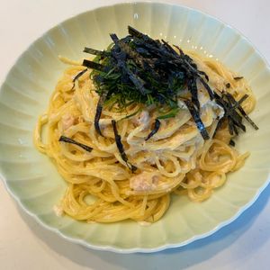 みわの作ってみた!投稿(【明太子の濃厚クリームパスタ】フライパンひとつで超簡単♪)