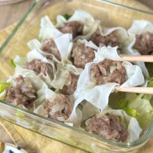 【肉汁は逃さない！レンチン焼売】レンジで簡単♩