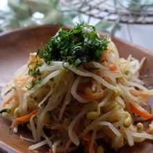 豆もやしとおからのサラダ