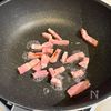 サイゼリヤ風!ほうれん草のソテーの工程1