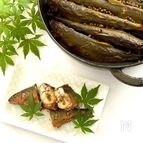ストウブ鍋で落ち鮎（子持ち鮎)の甘露煮