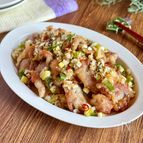 10分でごちそう！【カリカリ豚こまの香味ねぎダレ】