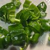 ナッツ入りでおつまみに◎【ひき肉とピーマンの中華風炒め】の下準備
