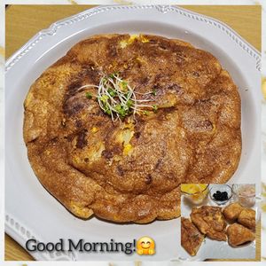 ナムディの作ってみた!投稿(ふわっとじゃがいものスフレオムレツ)
