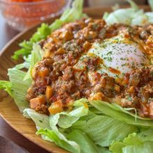 お家にある調味料で🍳煮込みタコライス✨