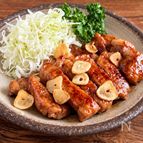 ガツンと旨い！キャベツもすすむ【豚ロースのソース照り焼き】