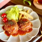 レンジでふわふわ！チーズハンバーグ﻿