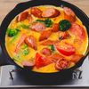 ジョンソンヴィルの華やかオープンオムレツの工程5