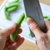 『スナップえんどうと卵のオイスターソース炒め』の工程1