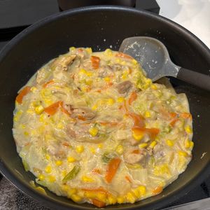 1248826の作ってみた!投稿(ご飯にも合う【白菜と鶏肉の中華クリーム煮】)
