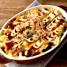 10分で完成！粉なし＆火を使わない♪【厚揚げお好み焼き風】