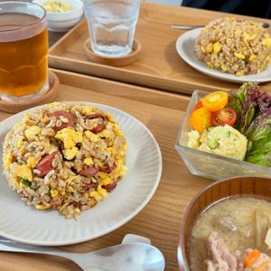 355923の作ってみた!投稿(【ねぎ塩豚カルビ炒飯】食材3つ☆男子が喜ぶ!)