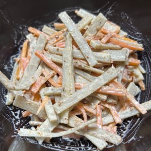 ゆくゆくの作ってみた!投稿(わさびマヨ！ごぼうサラダ)
