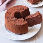 米粉でふわモチ♪チョコシフォンケーキ