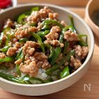 10分で簡単！挽肉で時短【チンジャオロース丼】